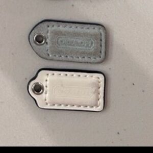 Coach Leather Hang Tags Set